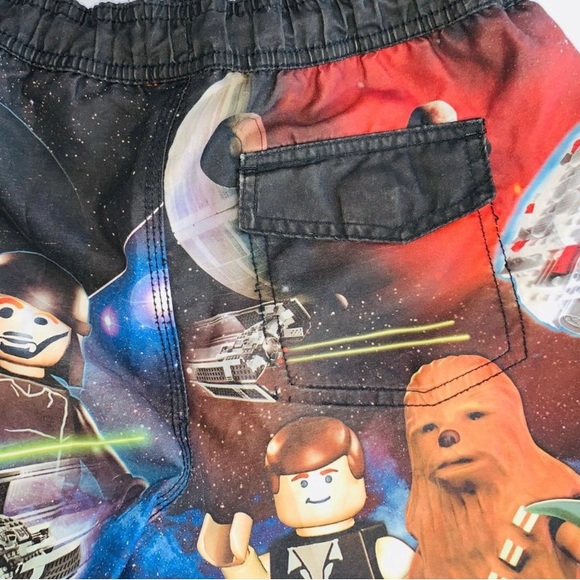 Boys Lego Star Wars Swim Trunks Sz 6/7 - Picture 4 of 4